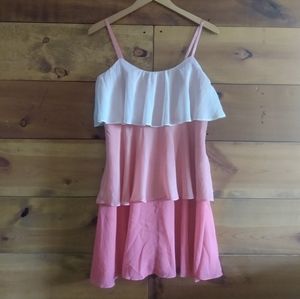 Laundry by Shelli Segal Pink Petal Tiered Graduation Dress 6